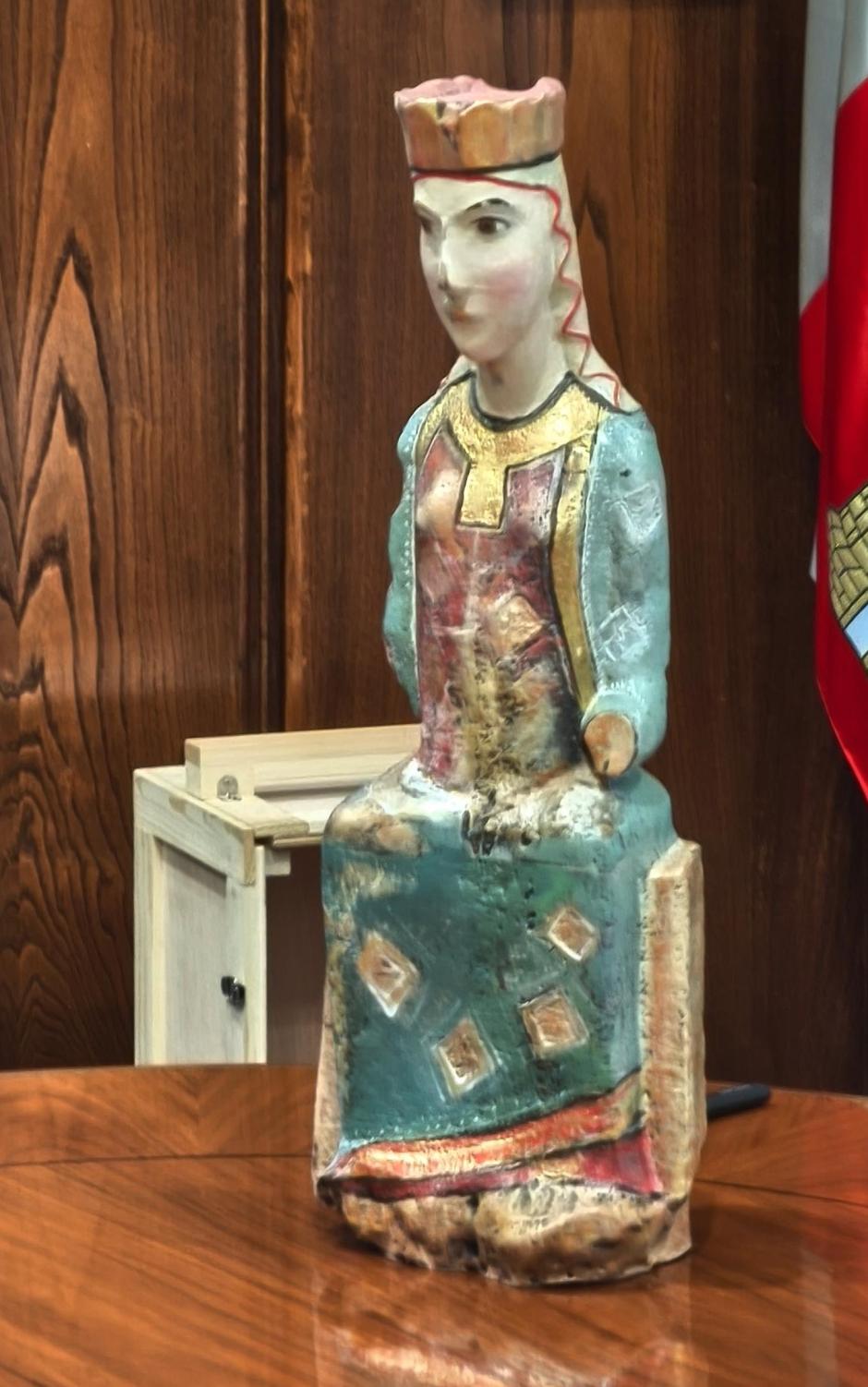 Ponferrada elabora una réplica de Nuestra Señora del Refugio de Compostilla que se podrá ver en la iglesia del barrio