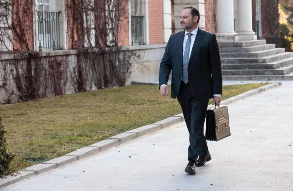 José Luis Ábalos en enero de 2020