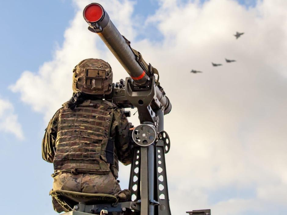 Puesto de tiro Mistral para la defensa antiaérea de las Fuerzas Armads