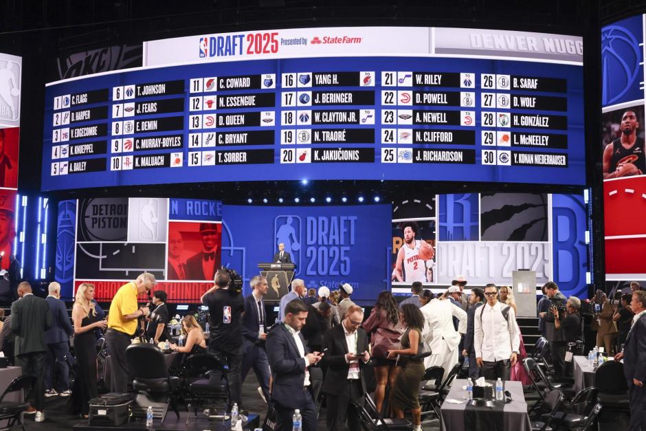 Detalle de los seleccionados en primera ronda del Draft de la NBA