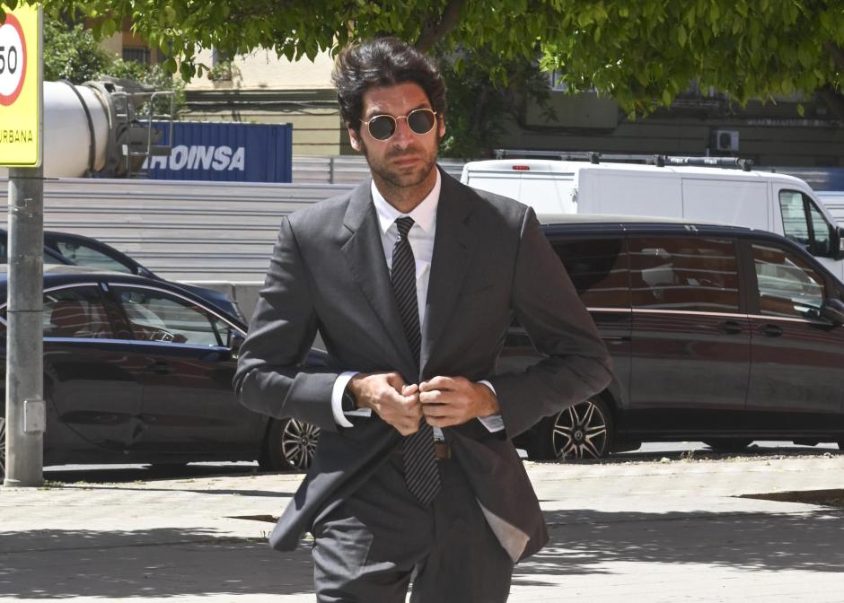 Cayetano Rivera Ordoñez during Alfonso Ordoñez funeral in Sevilla on Monday, April 28, 2025.