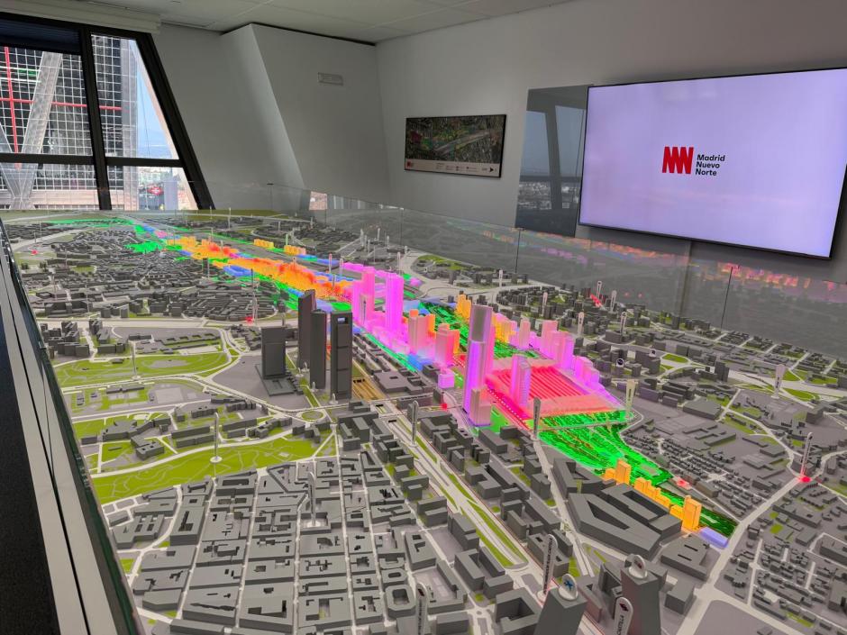 Maqueta de Madrid Nuevo Norte