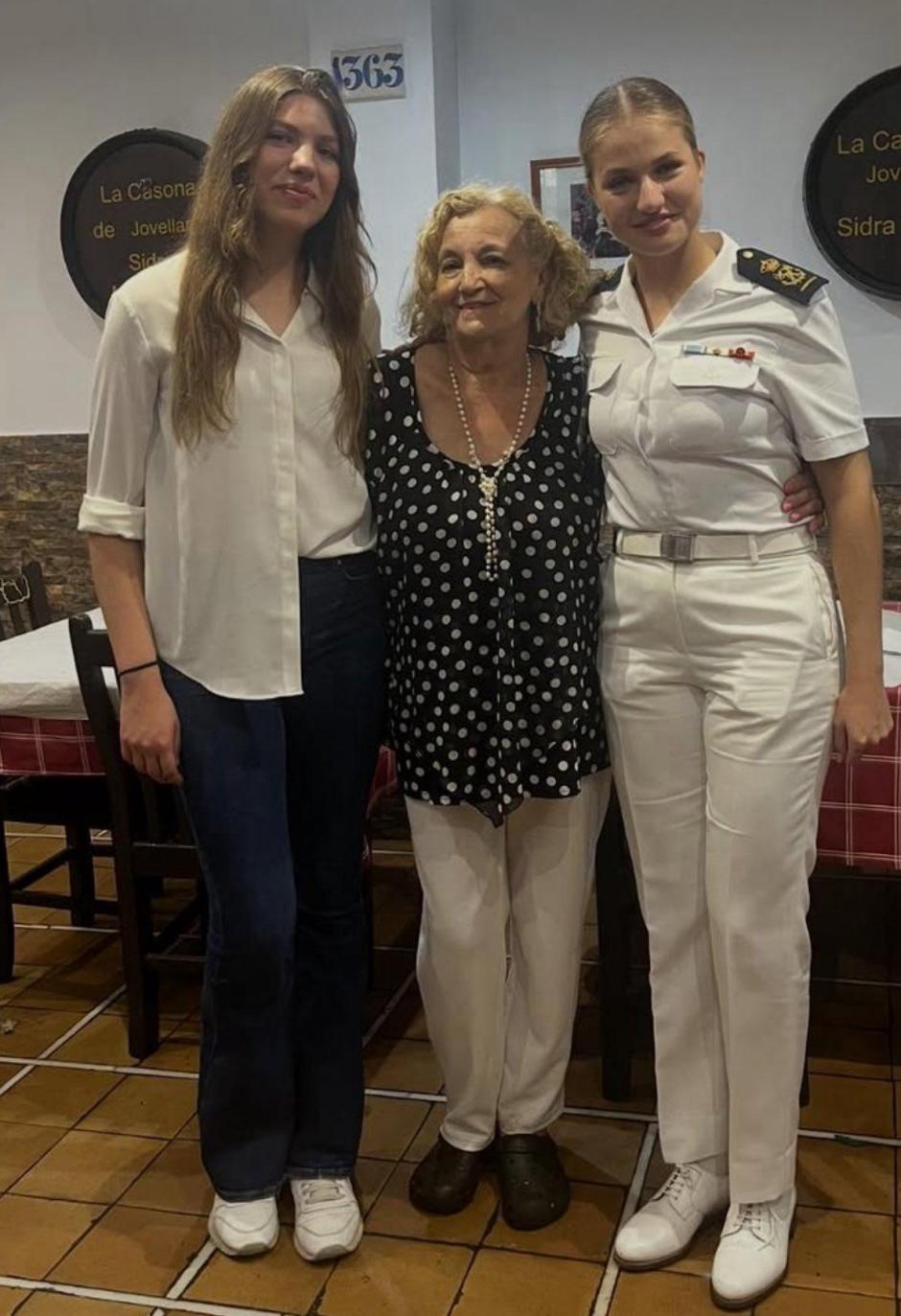 La Princesa de Asturias y la Infanta Sofía