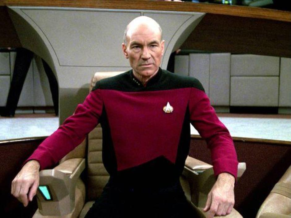 Patrick Stewart en 'Star Trek: The Next Generation'.