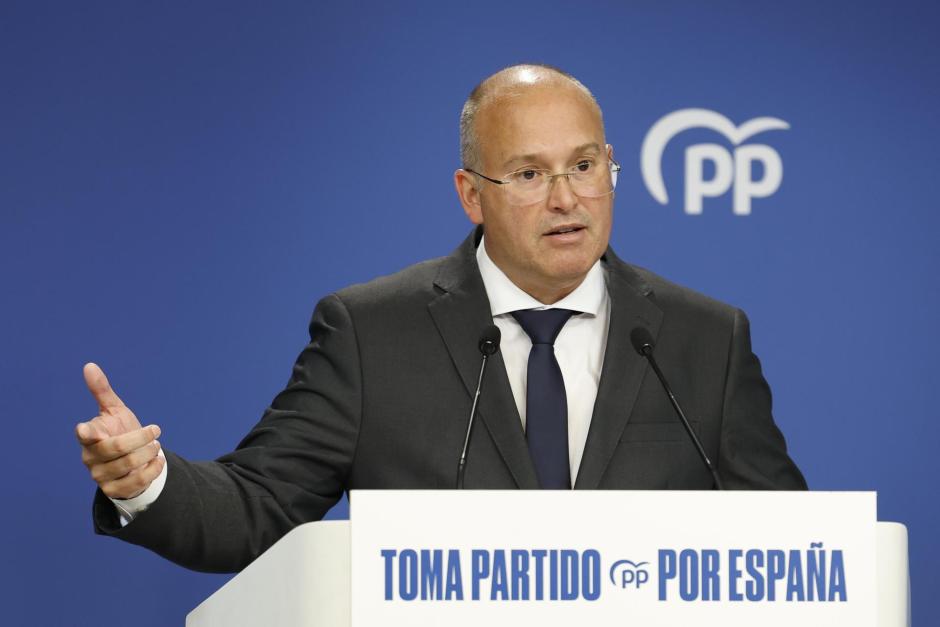 El nuevo secretario general del PP, Miguel Tellado