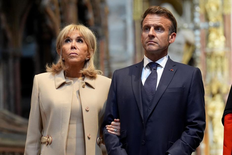 Emmanuel Macron y Brigitte Macron, en una imagen de archivo