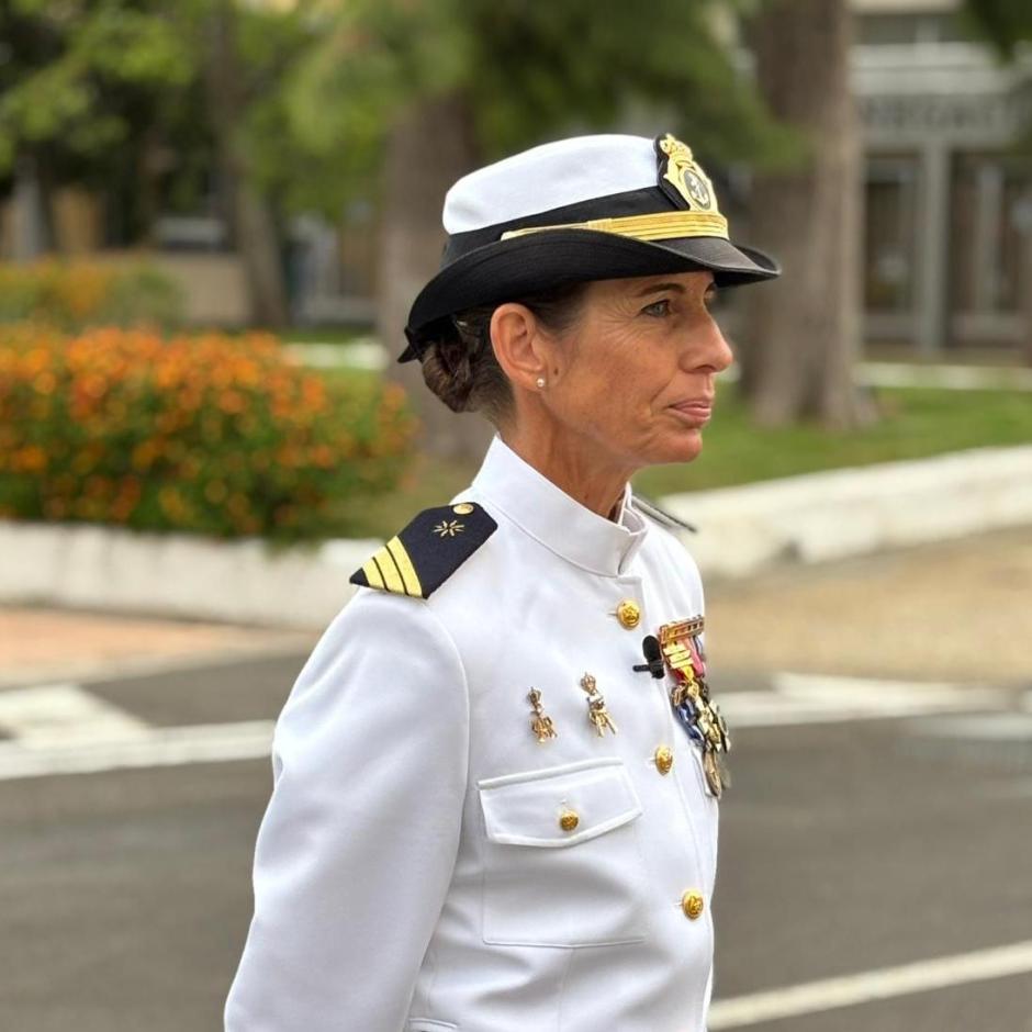 La sargento Laura Pons Miles, nº 1 de la promoción de suboficiales de la Armada española