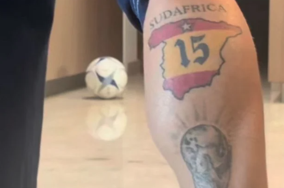 Nuevo tatuaje de Sergio Ramos