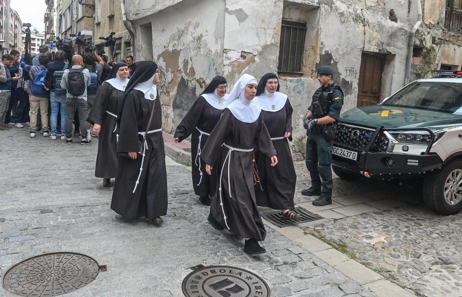 Vista en el juicio verbal de desahucio de las exmonjas del monasterio de Belorado (Burgos)