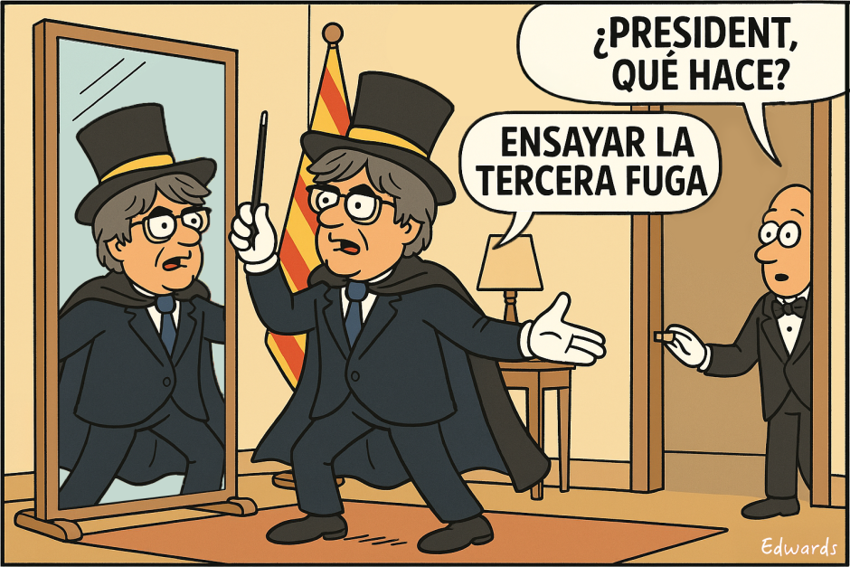 La tercera fuga de Puigdemont