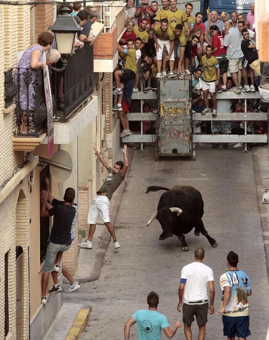(Foto de ARCHIVO)
Festejo taurino de bous al carrer en Puçol


29/5/2017