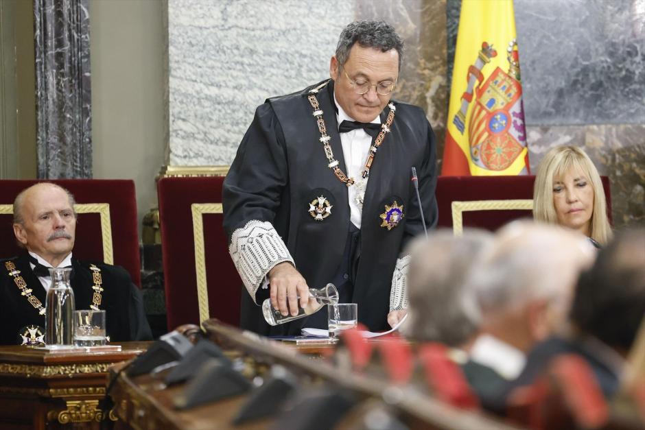 El fiscal general del Estado, Álvaro García Ortiz, durante el acto de Apertura del Año Judicial