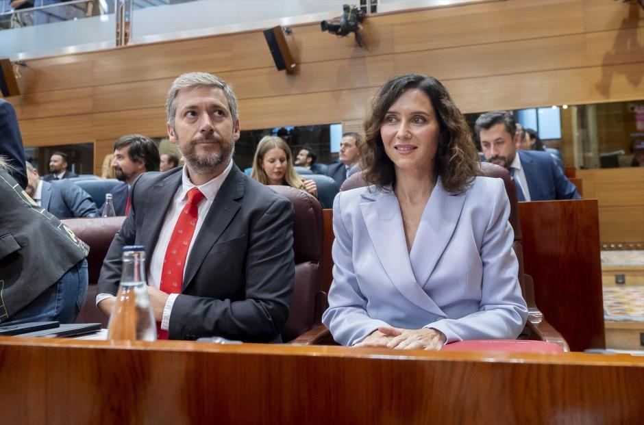 Isabel Díaz Ayuso en el debate del estado de la región