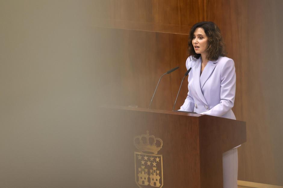 Ayuso en el debate del estado de la región