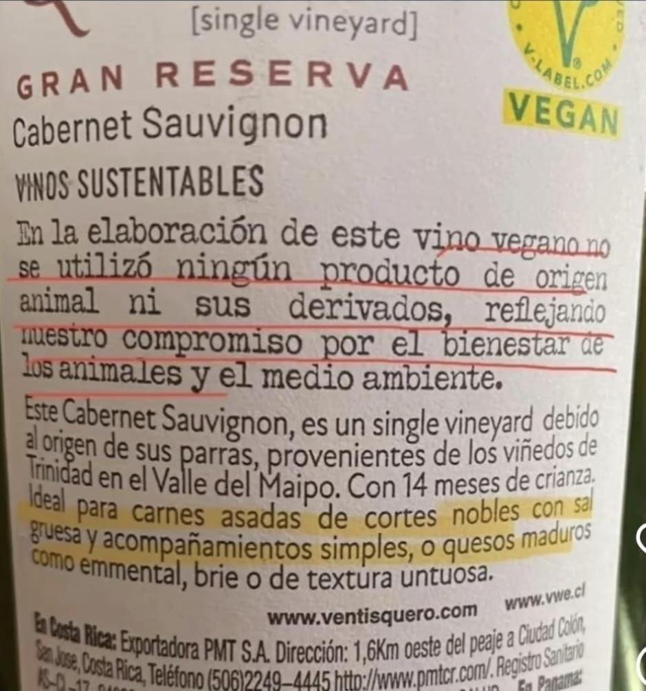 El vino vegano de Ventisquero