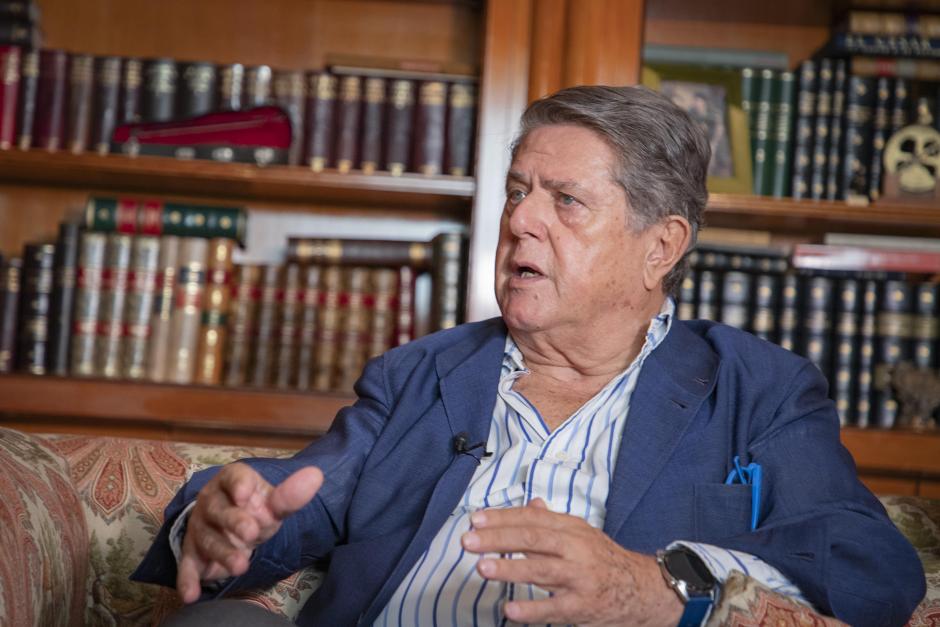 Federico Trillo, durante la entrevista