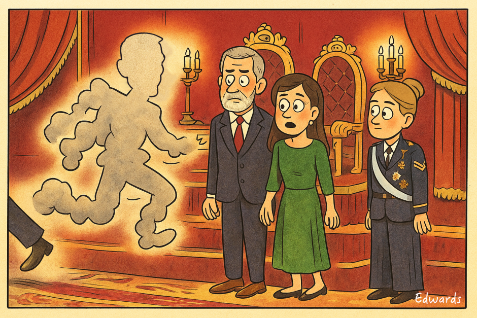 Presidente a la fuga