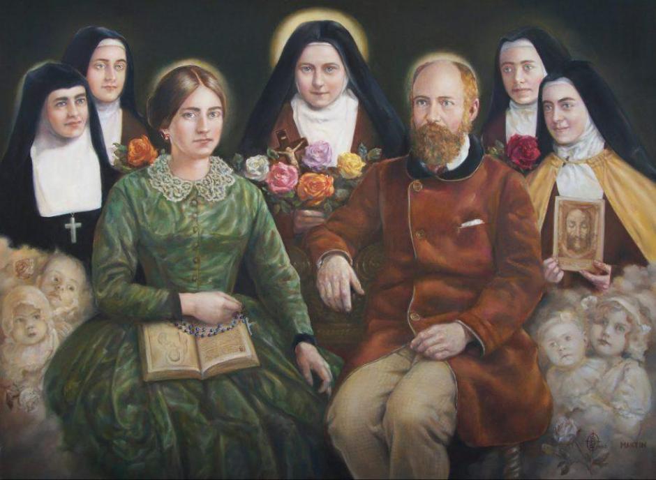 Santa Teresita y su familia