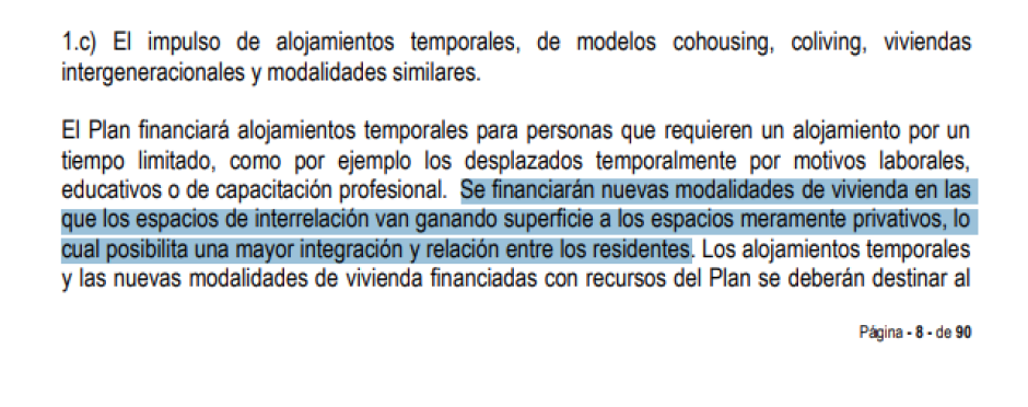 Extracto del Plan Estatal de Vivienda 2026-2030 del Gobierno