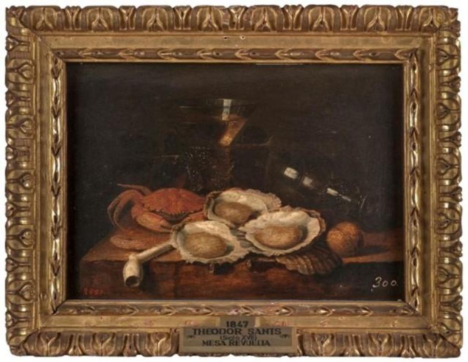 Mesa revuelta de Theodor Sants