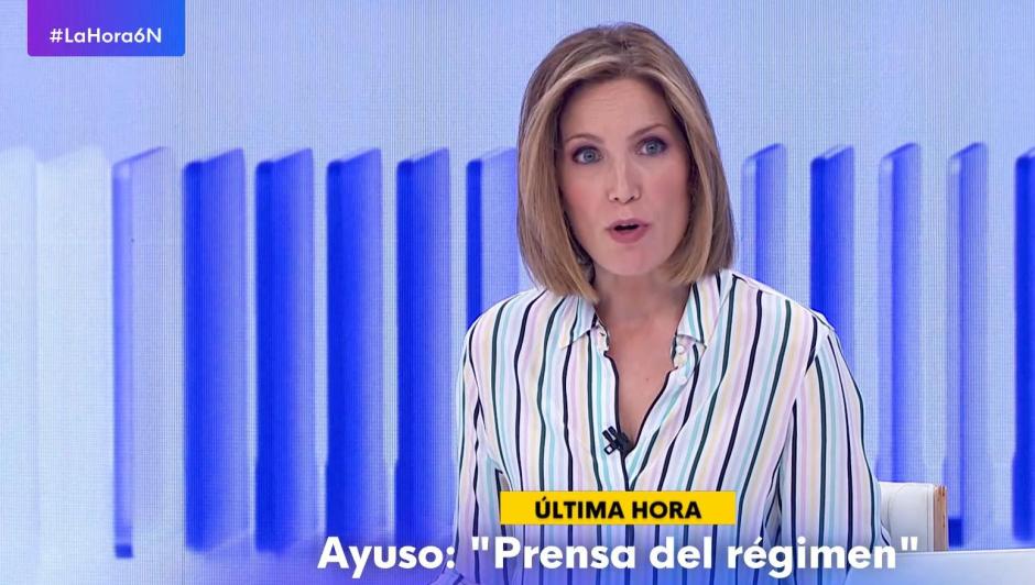 Silvia Intxaurrondo, este jueves en La Hora de La 1