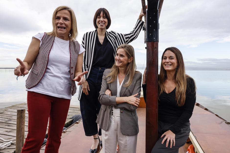 Imagen de Pilar Bernabé, Diana Morant, Sara Aagesen y Zulima Pérez tomada en Valencia