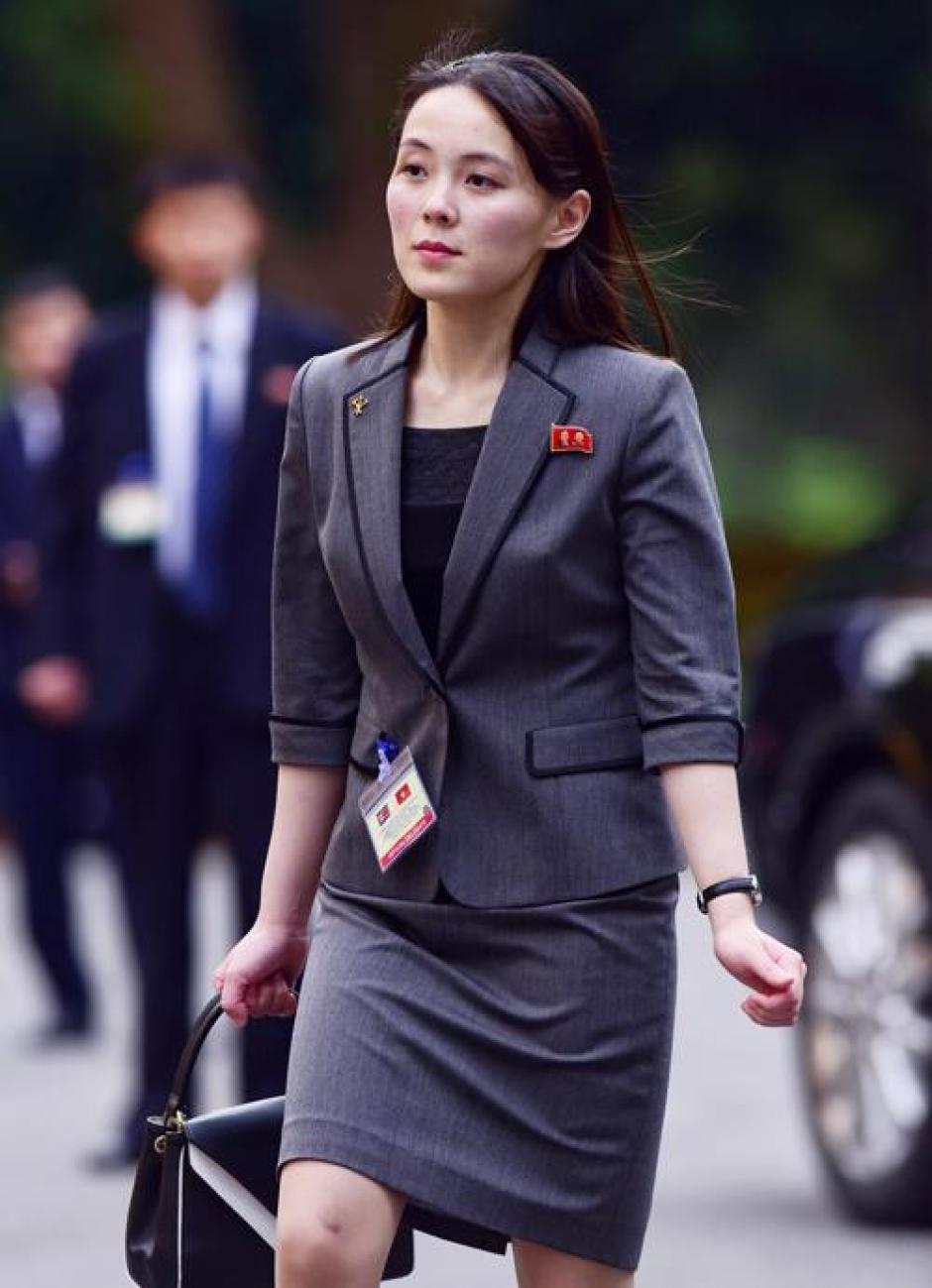 Kim Yo-jong, hermana del dictador norcoreano, en un evento internacional