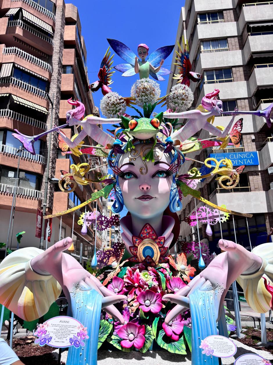 Imagen de archivo de las Hogueras de Alicante.