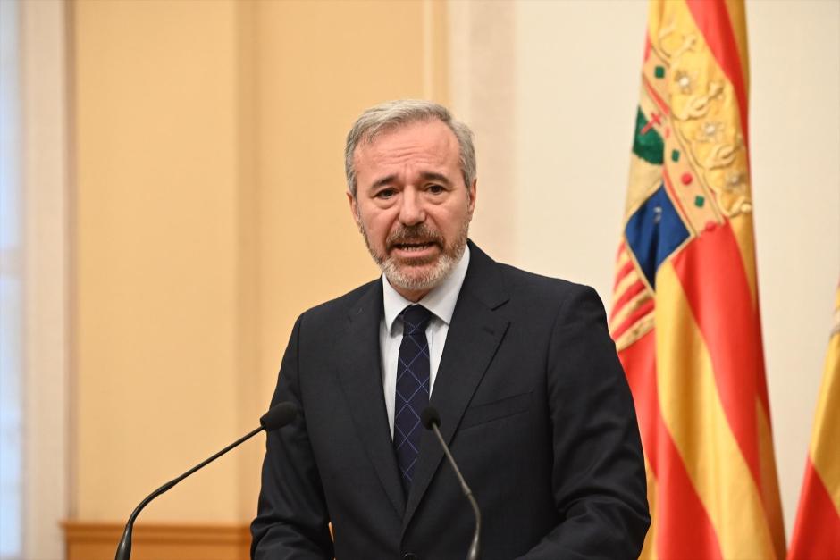 El presidente de Aragón, Jorge Azcón