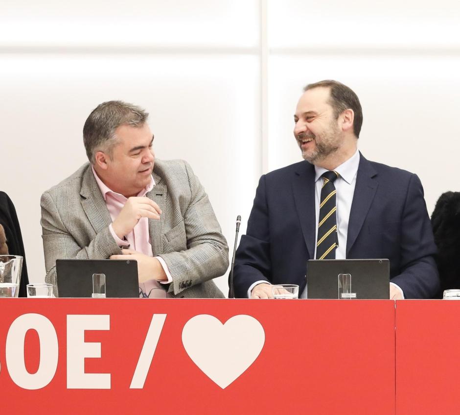 Santos Cerdán y José Luis Ábalos en una imagen de archivo de 2020