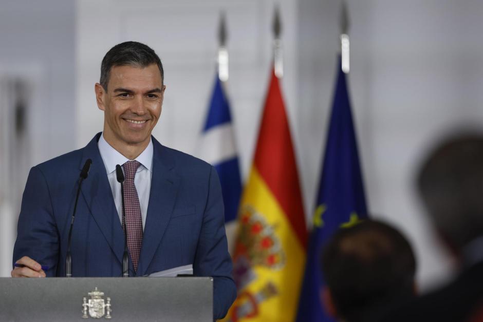 El presidente del Gobierno, Pedro Sánchez
