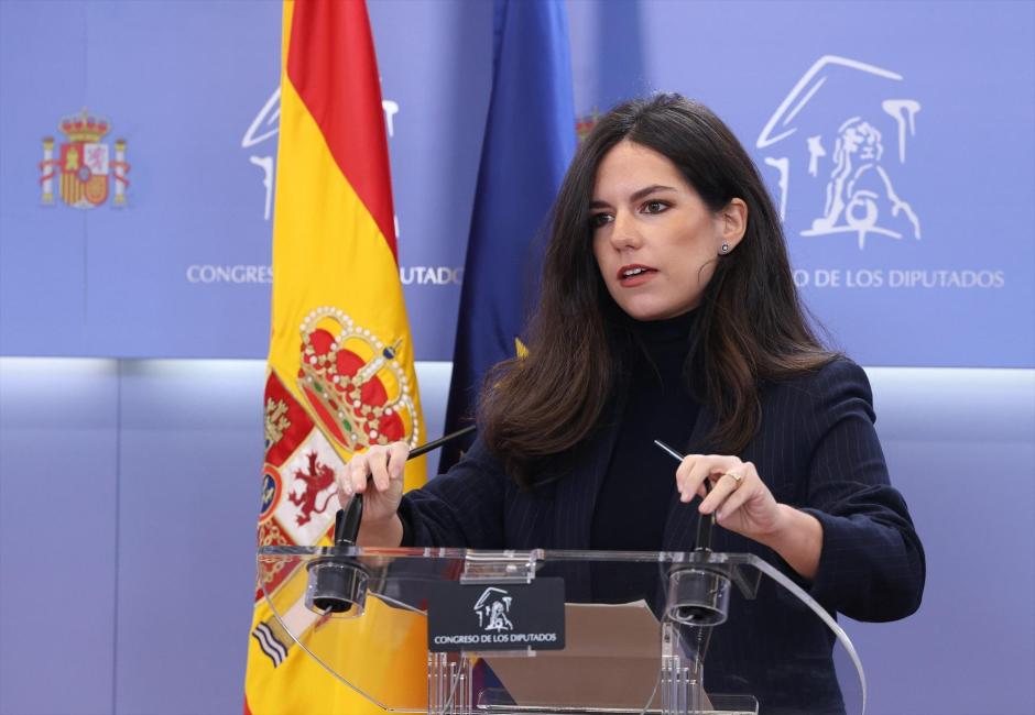 La portavoz de Vox en el Congreso, Pepa Millán