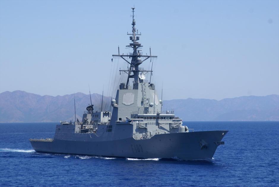 La fragata Blas de Lezo pone rumbo a EE.UU. para participar en un ejercicio con un grupo de combate de la Marina