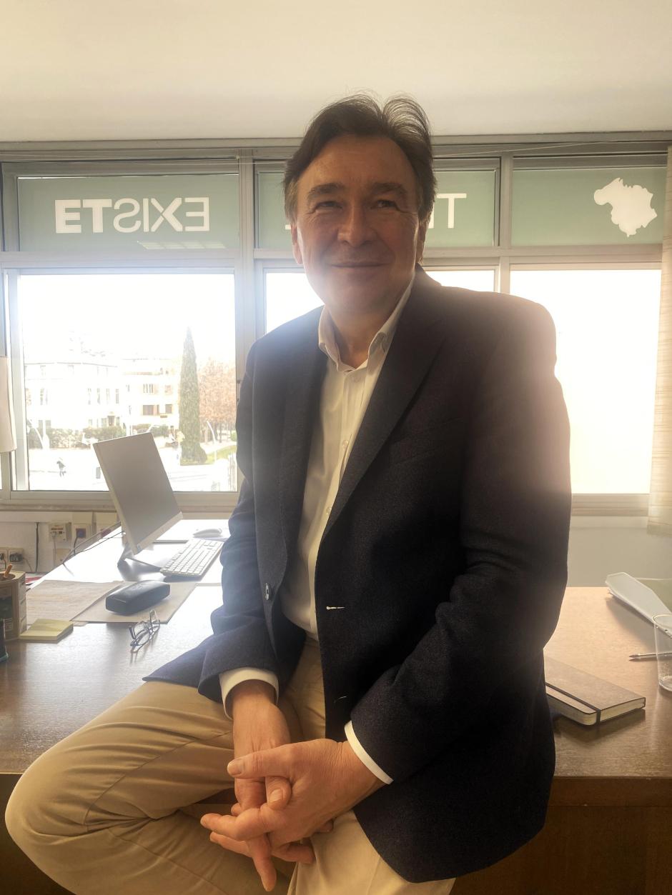 El portavoz de Teruel Existe, Tomás Guitarte