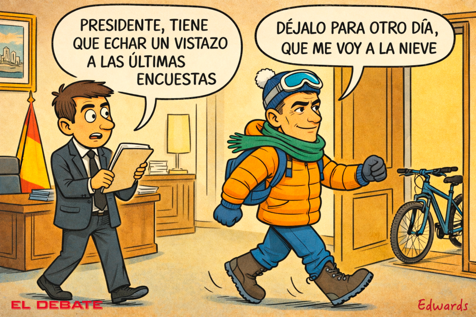 La escapada a la nieve de Sánchez