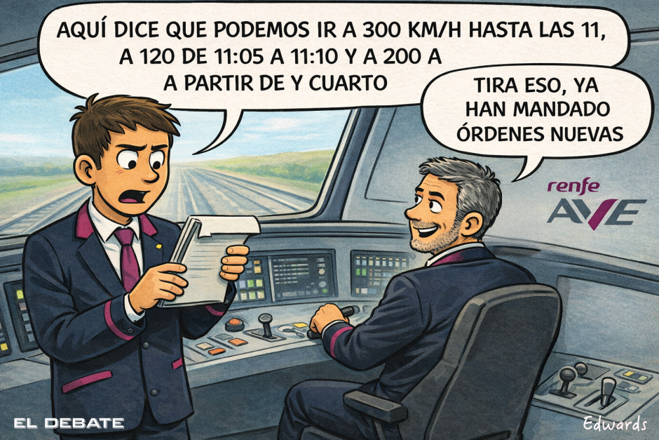 El cambio de velocidad en el AVE