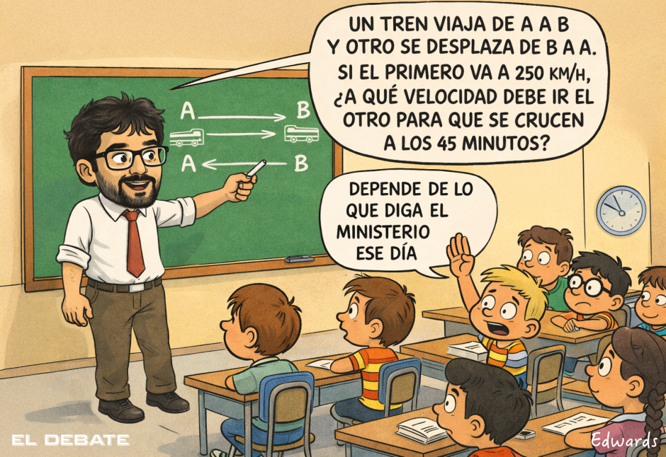 El problema matemático del tren