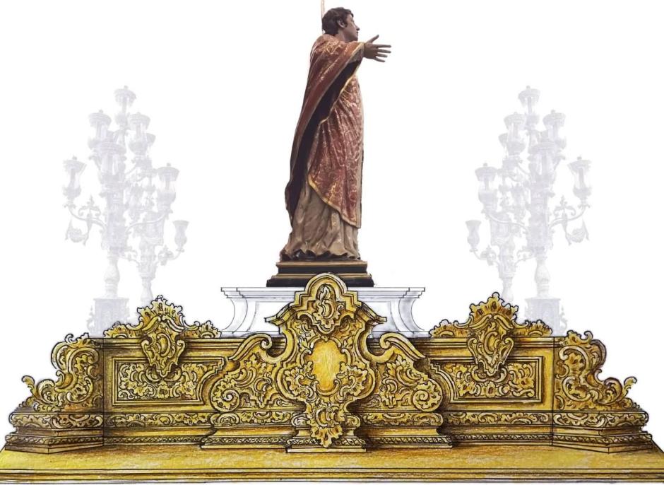 Nuevo paso procesional para el patrón de Cabra