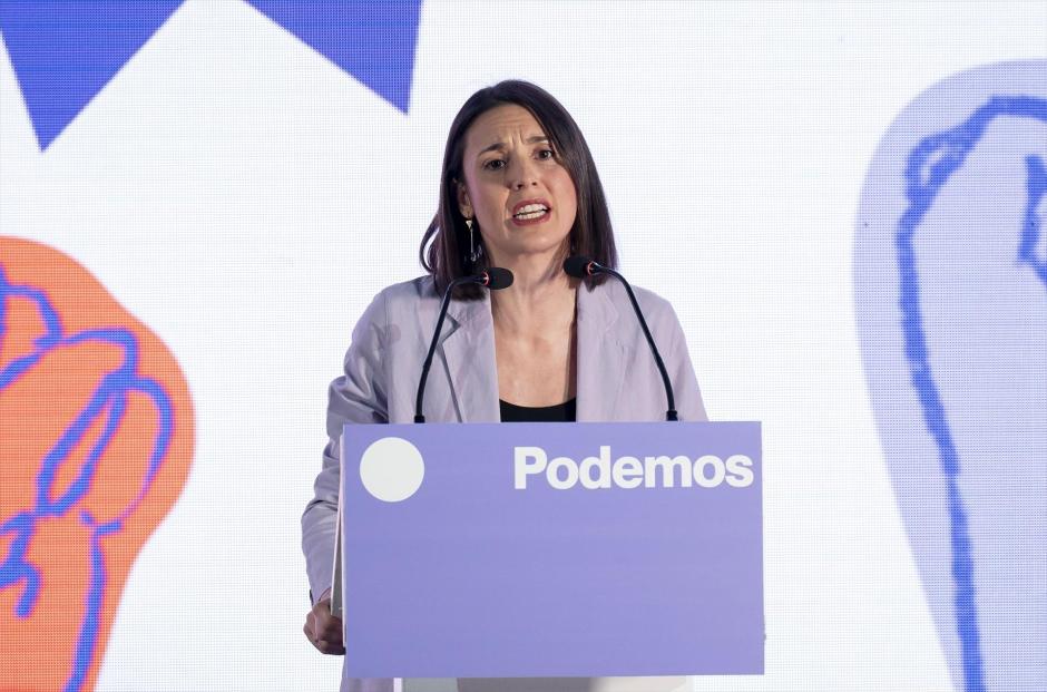 La secretaria política de Podemos y eurodiputada, Irene Montero