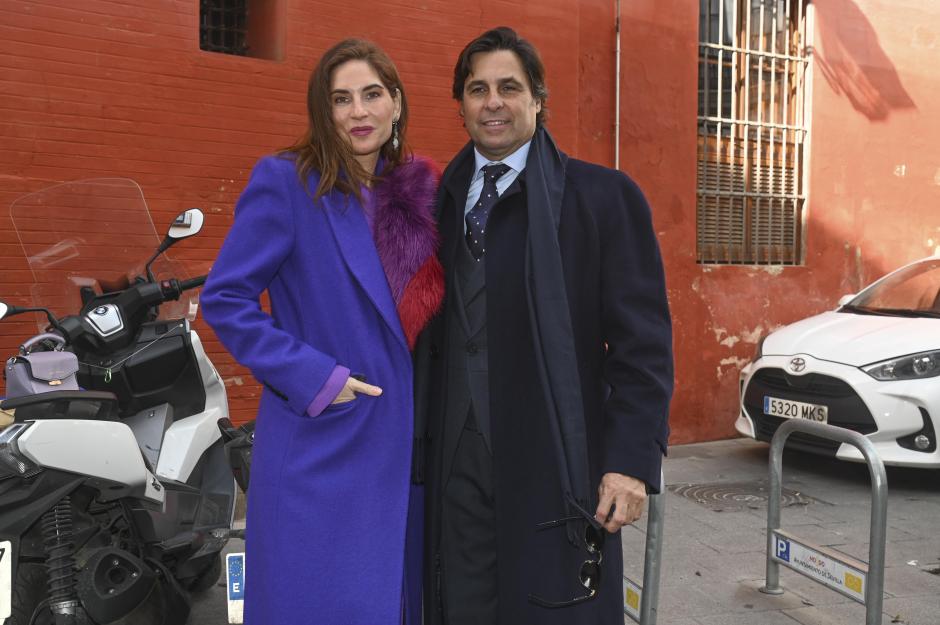 Eugenia Gonzalez Serna and Juan Molina during the wedding of Eugenia Gonzalez Serna and Juan Molina Ponce in Sevilla on Saturday, 31 January 2926.