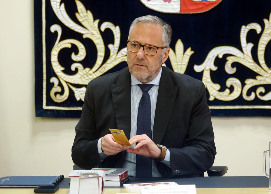 El presidente de las Cortes de Castilla y León en la última legislatura, Carlos Pollán, en una imagen de archivo