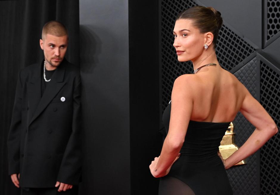 Mandatory Credit: Photo by David Fisher/Shutterstock (16499294b)
Justin Bieber and Hailey Bieber
68th Annual Grammy Awards, Arrivals, Los Angeles, USA - 01 Feb 2026 *** Local Caption *** .