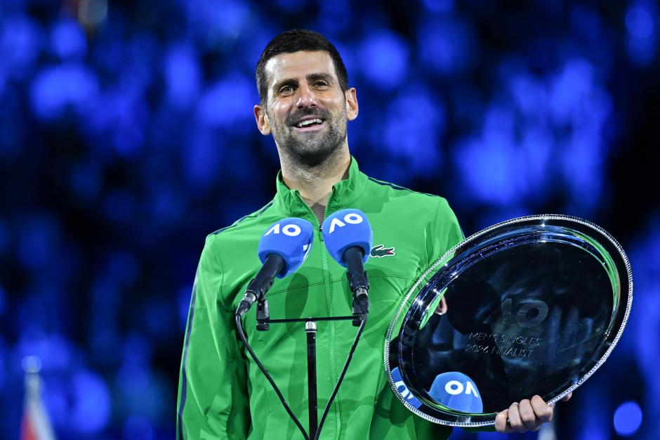 Novak Djokovic tras la final del Australian Open