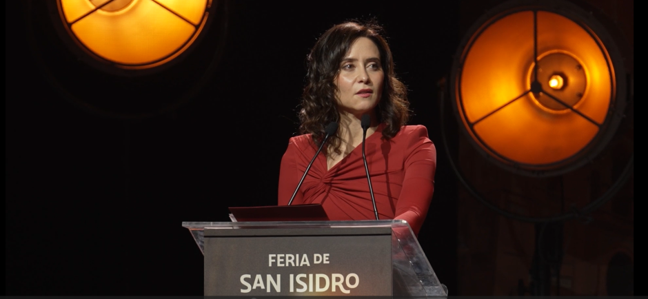 Isabel Díaz Ayuso en la presentación de la Fiesta de San Isidro 2026