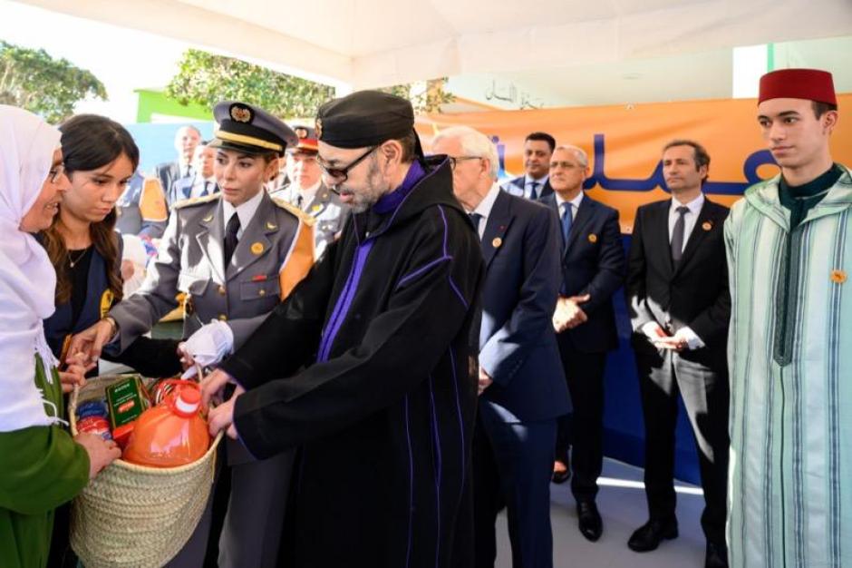 Mohamed VI con su hijo Moulay Hassan