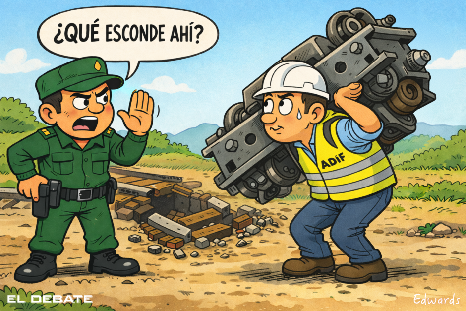 Desaparecen las piezas del accidente de Adamuz