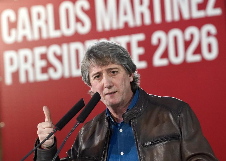 El candidato socialista a la presidencia de la Junta Carlos Martínez