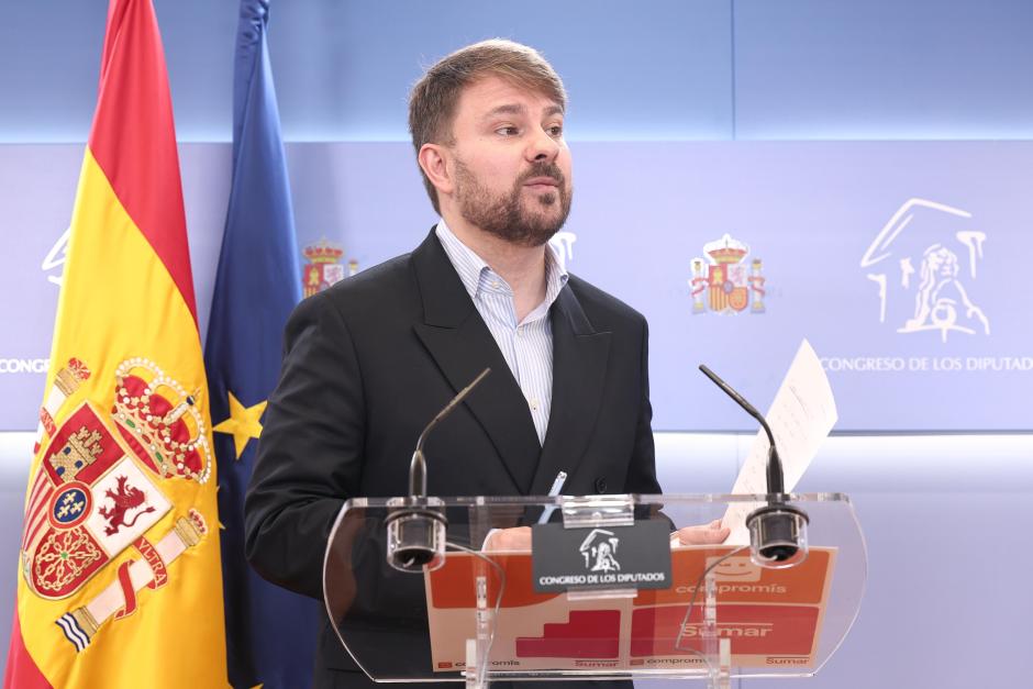 (Foto de ARCHIVO)
El diputado de Compromís Alberto Ibáñez durante una rueda de prensa en el Congreso, a 24 de febrero de 2026, en Madrid (España).

Eduardo Parra / Europa Press
24/2/2026