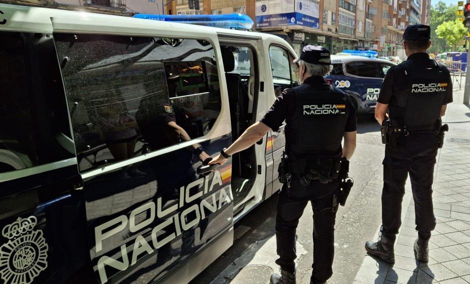 Agentes de la Policía Nacional, en Valladolid, en una imagen de archivo