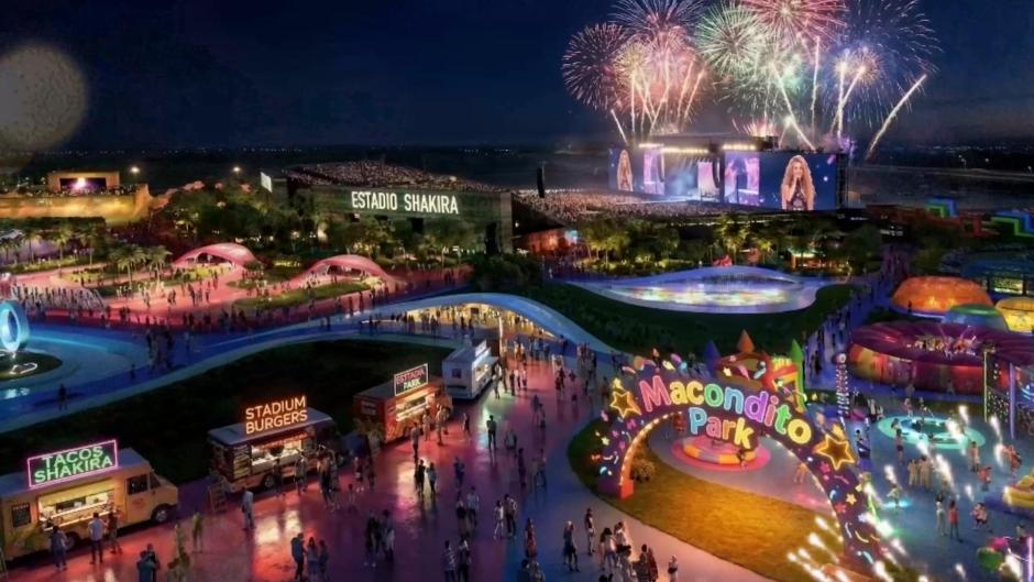Render conceptual del futuro Estadio Shakira en Madrid
